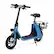Front. Windhorse - WINDHORSE Urban Cruiser Foldable Electric Scooter with Seat, 450W Brushless Motor, 20 Miles Max Range, 20 MPH Max Speed - Blue.