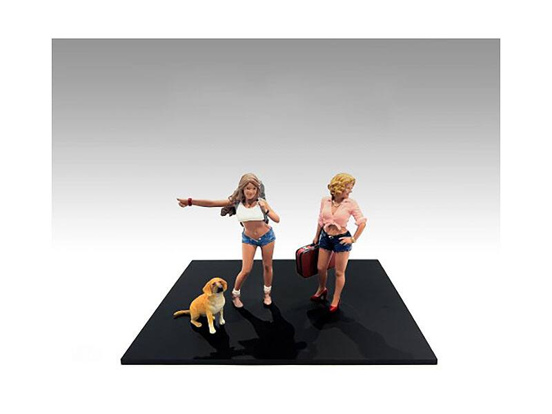 Angle. American Diorama - "Figure18 Series 1" 9 piece Figure Set for 1/18 Scale Models by American Diorama - Multi.