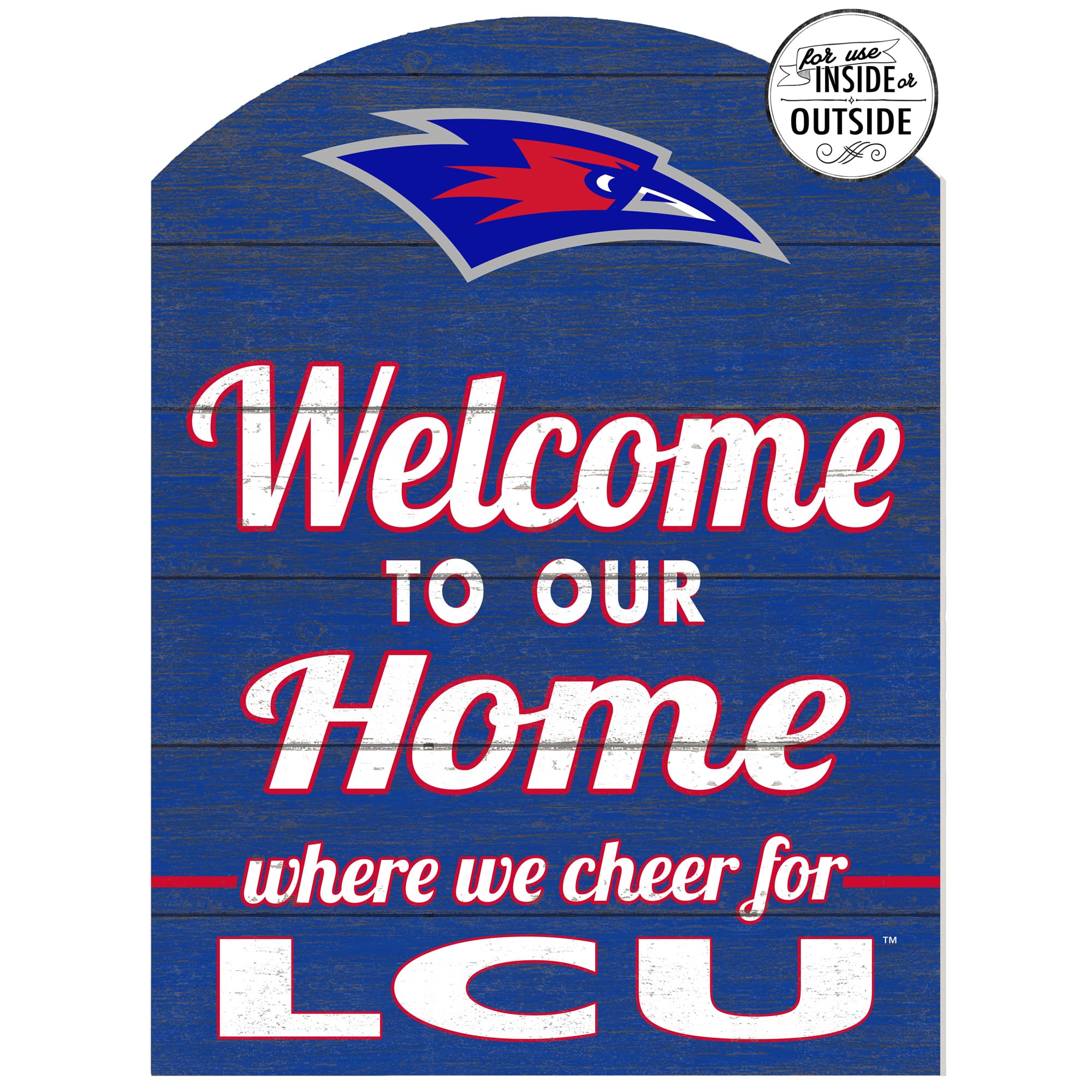 Jardine - Lubbock Christian Chaparral 16'' x 22'' Marquee Sign - Blue