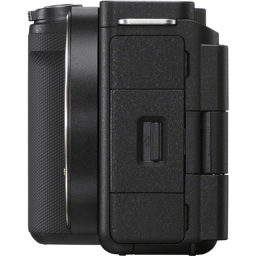 Alt View 6. Sony - ZV-E10 II Mirrorless APS-C Camera Body Black + Creator Accessories Package.