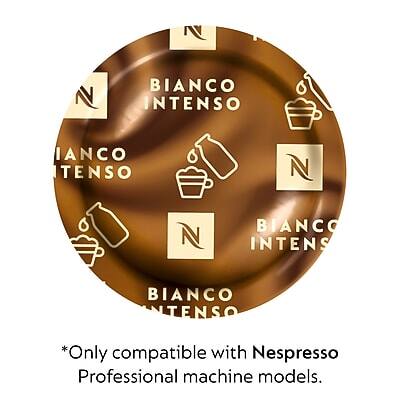 BIANCO INTENSO  
BIANCO INTENSO  
BIANCO INTENSO  
BIANCO INTENSO  

*Only compatible with Nespresso Professional machine models.