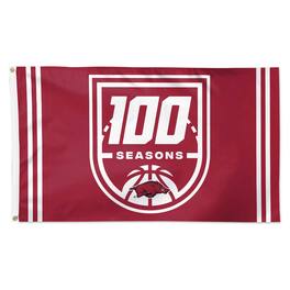 WinCraft - Arkansas Razorbacks 3' x 5' Single-Sided 100 Seasons Deluxe Flag - Multicolor