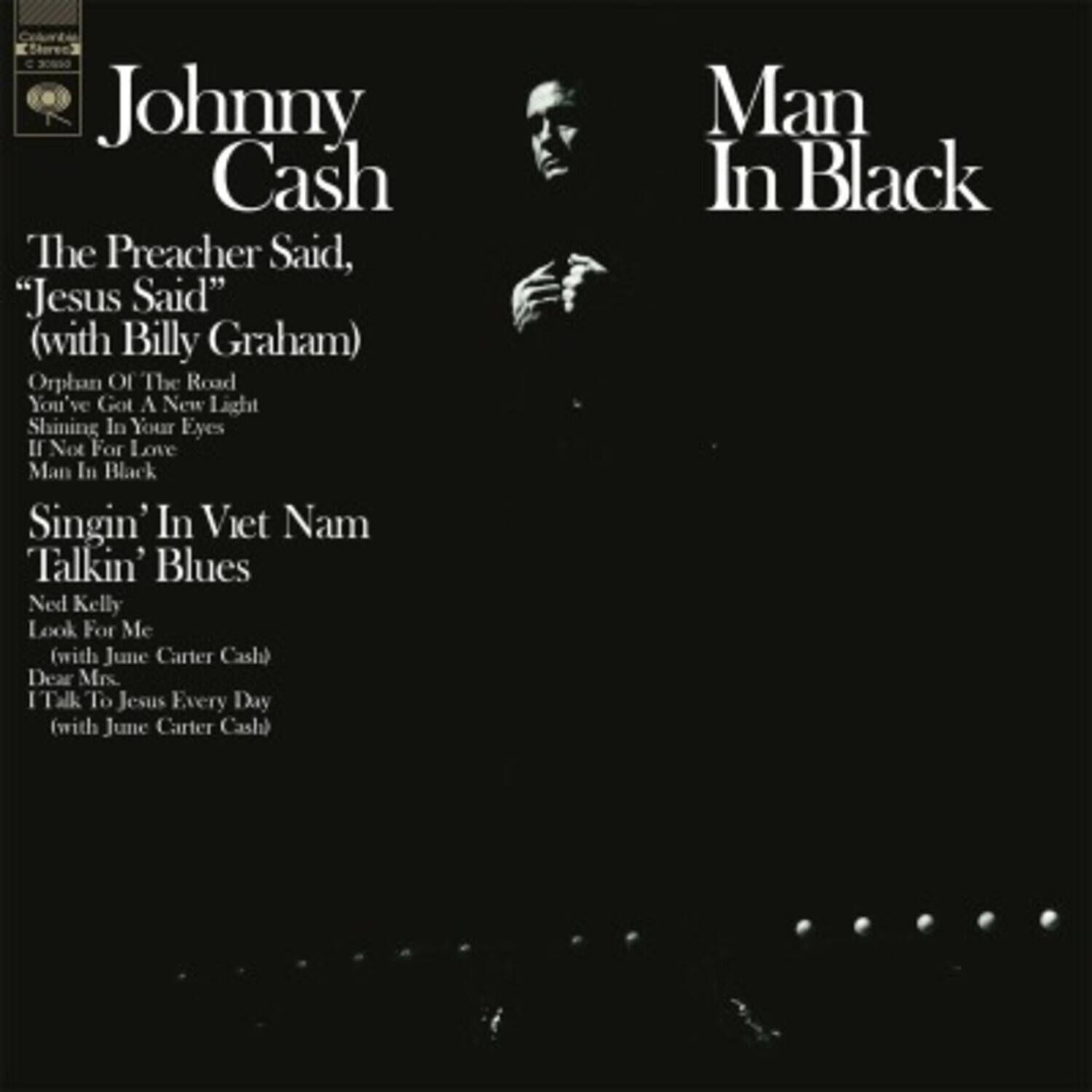 Johnny Cash - Man In Black - Limited 180-Gram Crystal Clear Vinyl  - VINYL LP