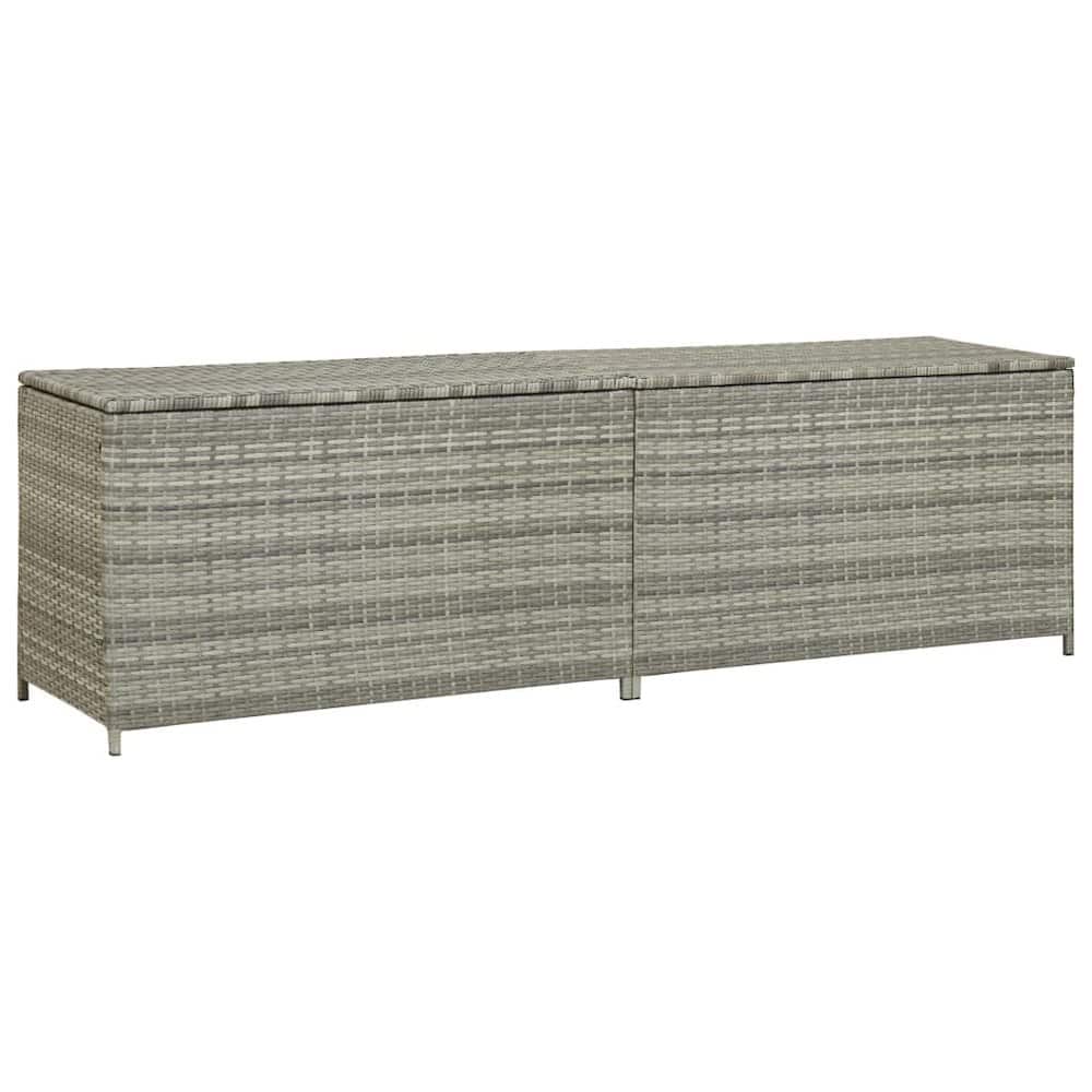 vidaXL - Storage Chest Grey Polyethylene Rattan - Gray price history on PriceWatchPro