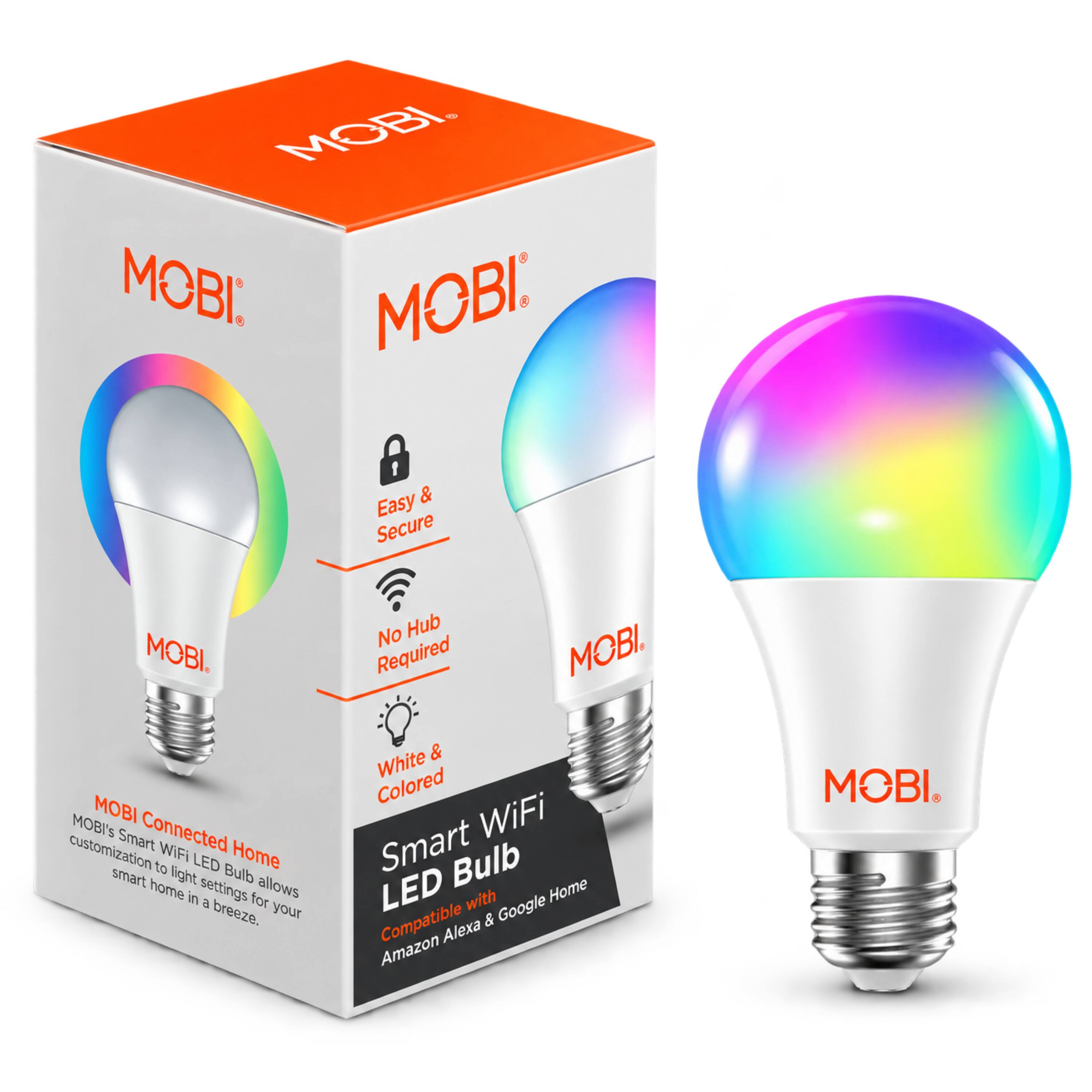 MOBI MOBI MOBI

MOBI's Smart Connected WiFi LED Home to light Bulb smart home settings allows in a breeze. your

& Easy Secure No Hub Required MOBI & White Colored Smart WiFi LED Bulb Home with Google Compatible & Alexa Amazon
