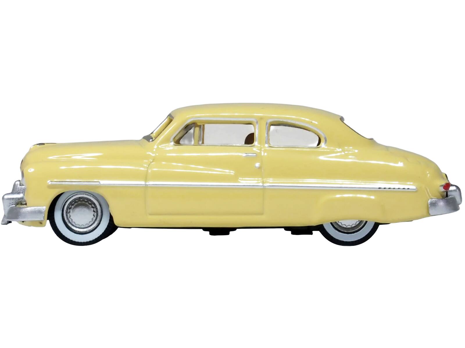 Alt View 1. Oxford Diecast - 1949 Mercury 8 Coupe Calabash Yellow 1/87 (HO) Diecast Model Car Oxford Diecast.