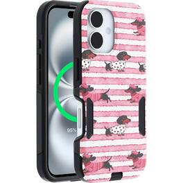 OtterBox - Artist Edition MagSafe Commuter Series Case for iPhone 16 - Dachshund