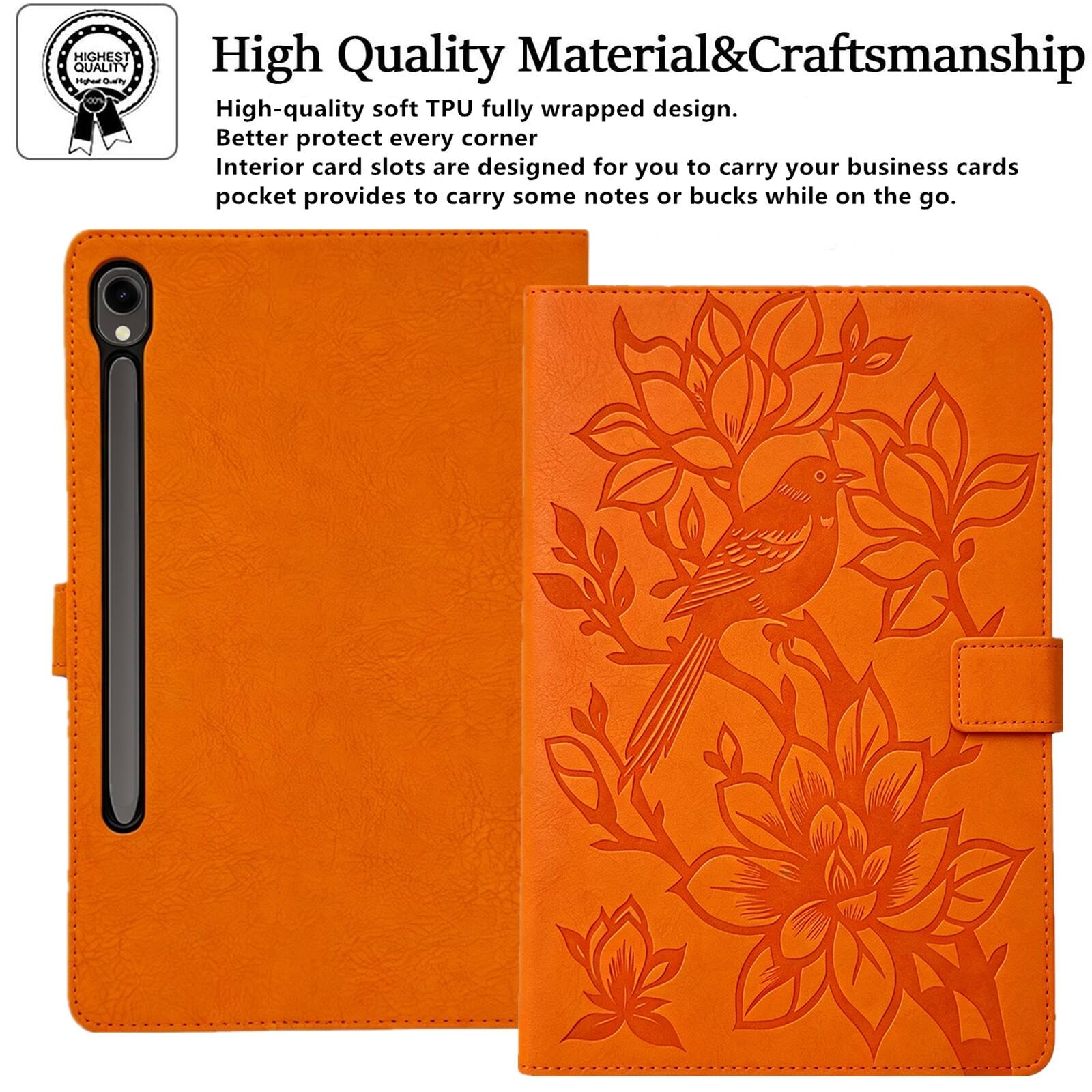 **High Quality Material & Craftsmanship**

High-quality soft TPU fully wrapped design. Better protect every corner. Interior card slots are designed for you to carry your business cards. Pocket provides to carry some notes or bucks while on the go.