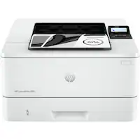HP - LaserJet Pro 4001dn Black-and- Laser Printer - White - Front_Zoom