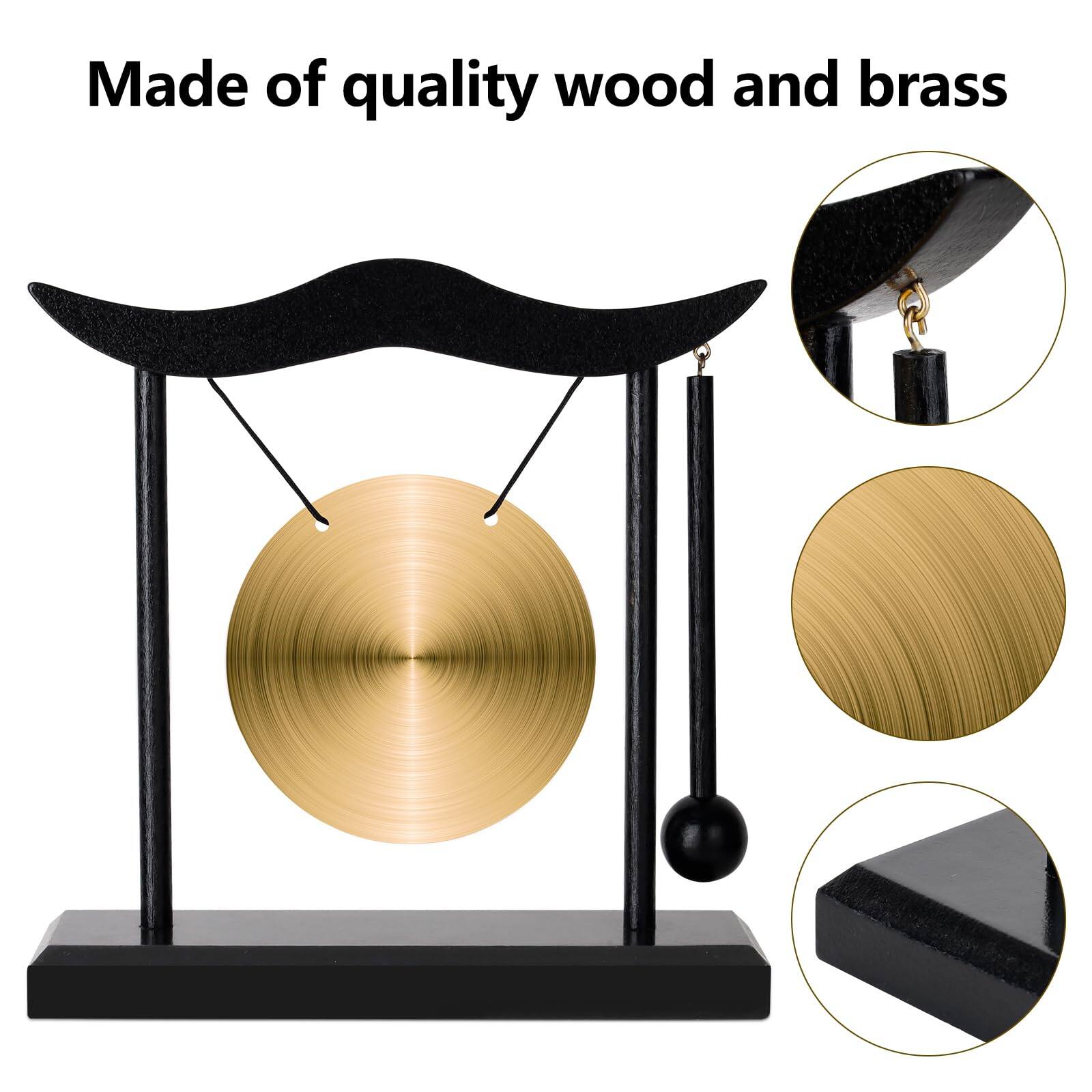 Made of quality wood and brass