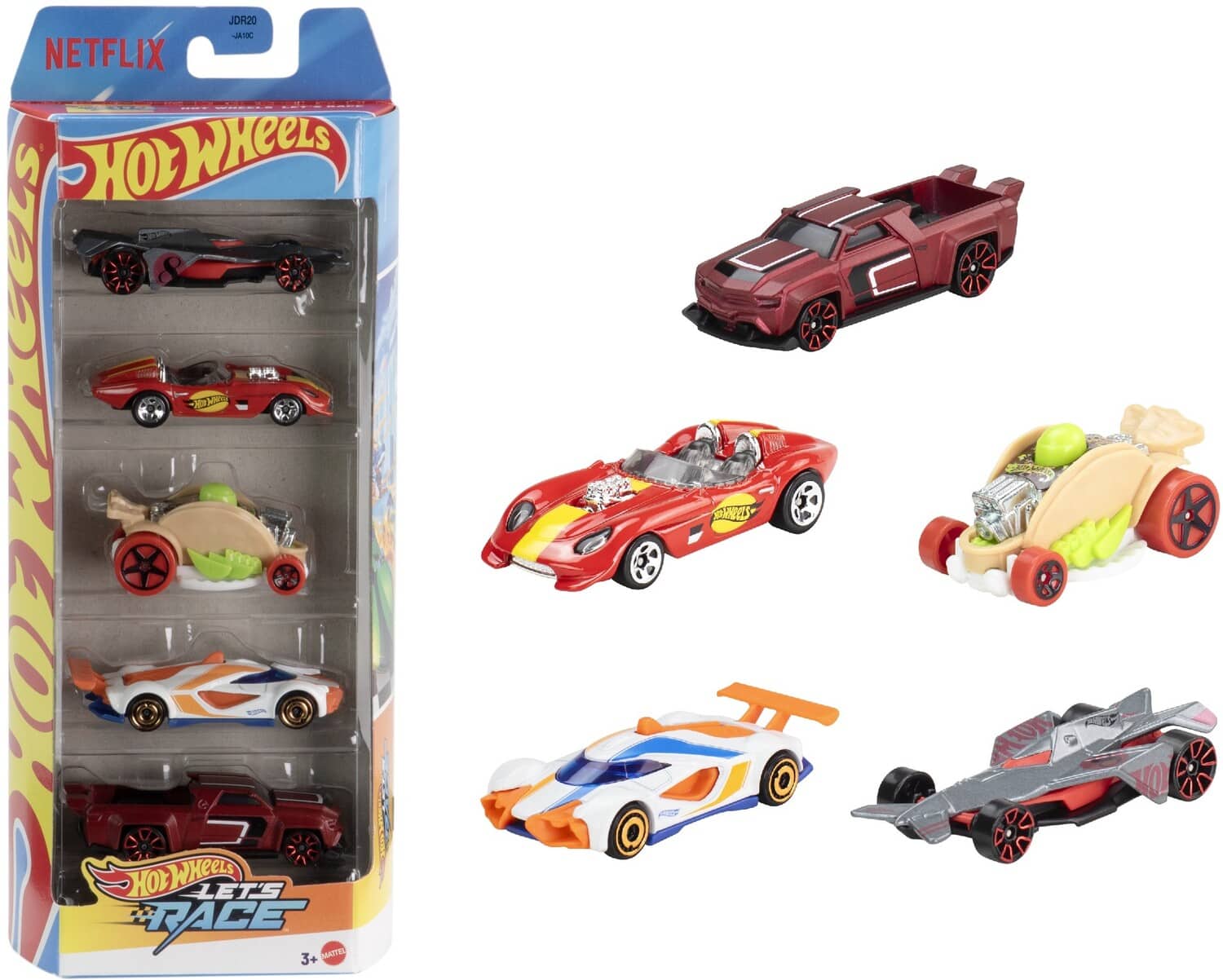 Hot Wheels 1:64 Let's Race 5-Pack - COLLECTABLES - Mattel