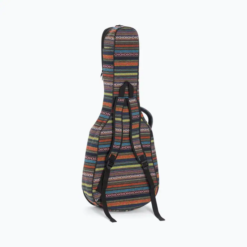 On Stage Stands On Stage Striped Acoustic Guitar Bag (GBA4770S) Black ...