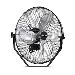 NewAir - 18" - 20" Outdoor-Rated Fan - Floor or Wall Mounted - Black