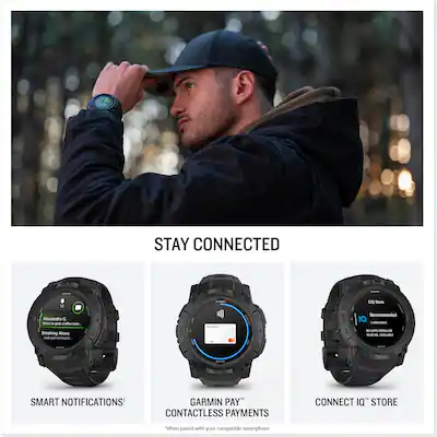 Garmin Instinct 3 AMOLED GPS Smartwatch 50 mm Fiber reinforced Polymer Tactical Edition Black (2025) 010-03020-50 - Best Buy Garmin Instinct 3 AMOLED GPS Smartwatch 50 mm Fiber reinforced Polymer Tactical Edition Black (2025) 010-03020-50 - Best Buy
