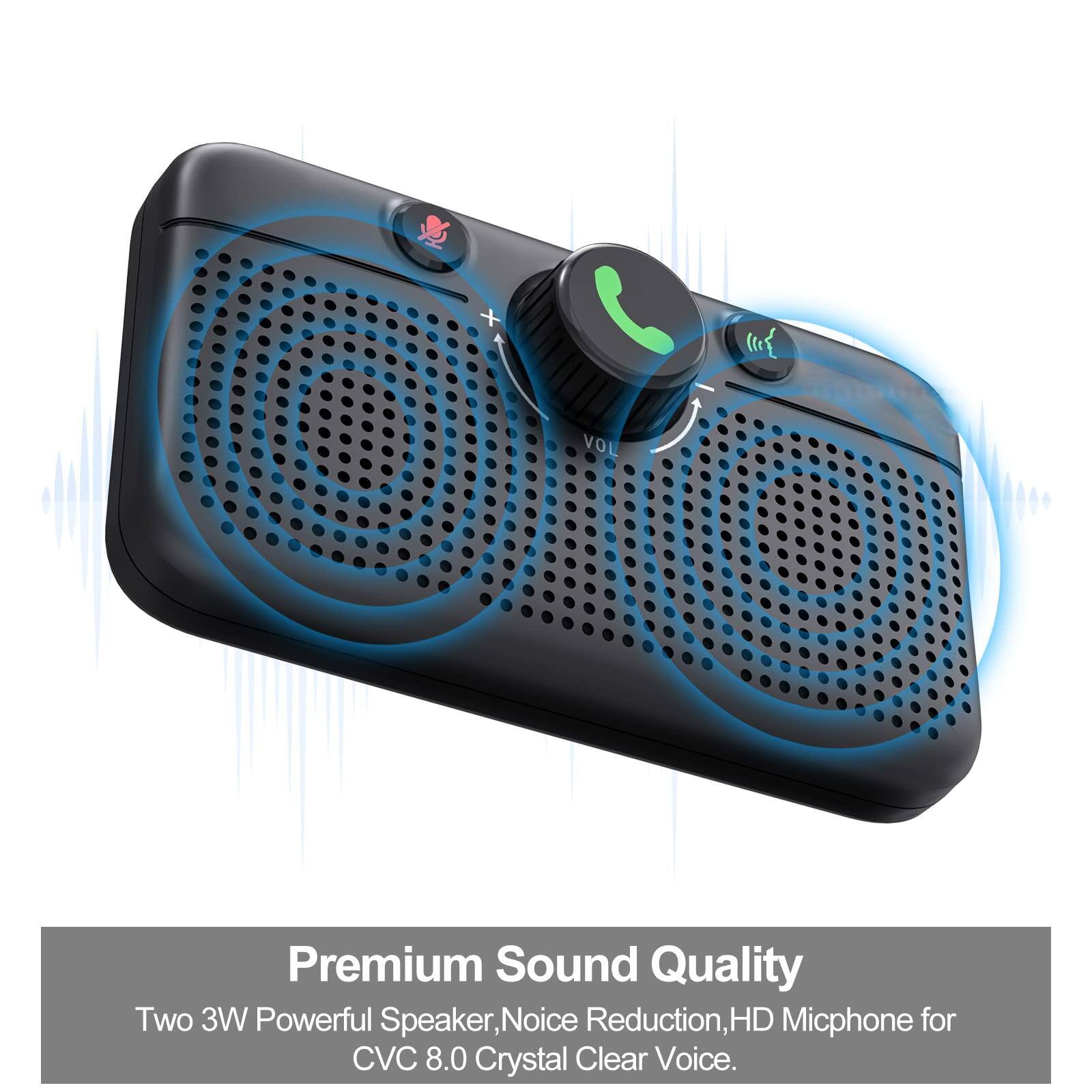 Premium Sound Quality  
Two 3W Powerful Speaker, Noise Reduction, HD Microphone for CVC 8.0 Crystal Clear Voice.
