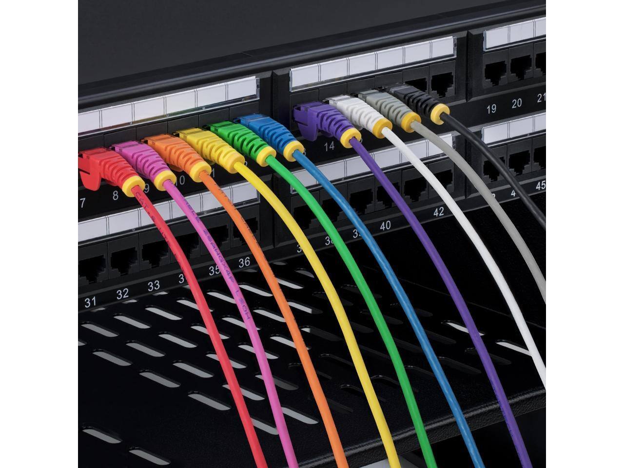 Alt View 7. StarTech.com - StarTech 50ft Blue Slim CAT6 Ethernet Cable Model N6PAT50BLS.