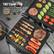 180° Open Flat
Open up flat to 180° and double the efficiency for full grill. For large families to prepare many foods at the same time.