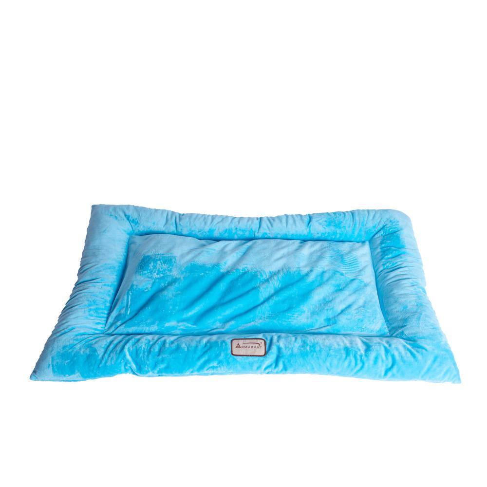 Alt View 6. Armarkat - Large Pet Bed Mat With Poly Fill Cushion In Sky Blue - Blue.