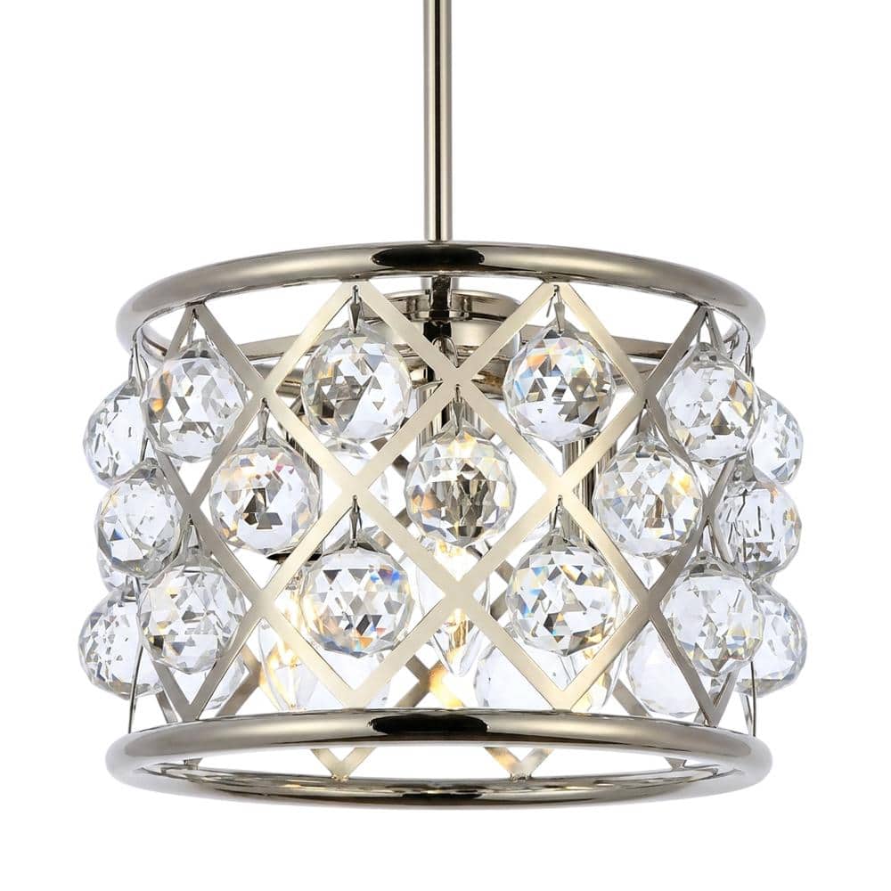 Urban Classic - Madison 3 light Pendant Clear Royal Cut Crystal - Polished Nickel