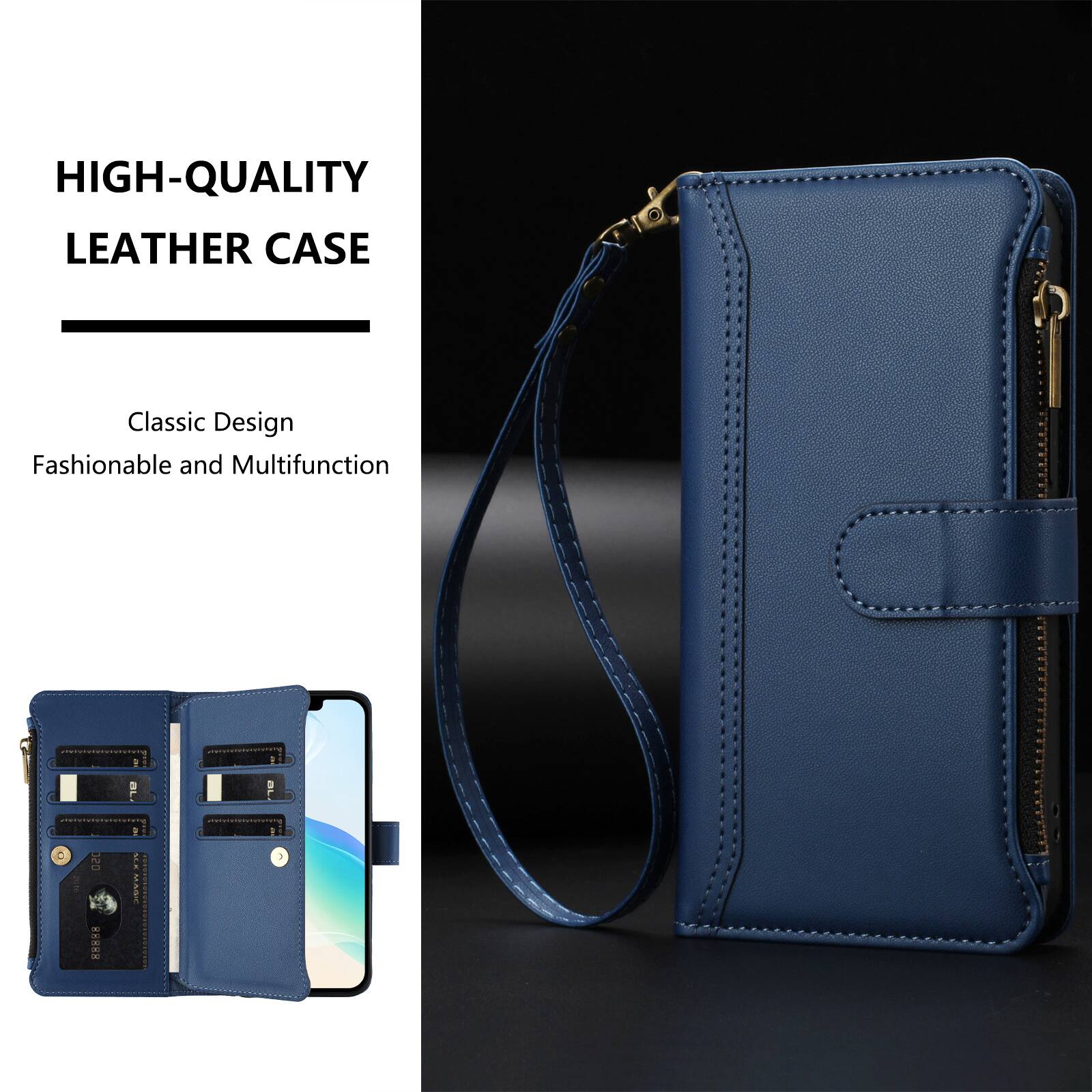 HIGH-QUALITY LEATHER CASE

Classic Design
Fashionable and Multifunction