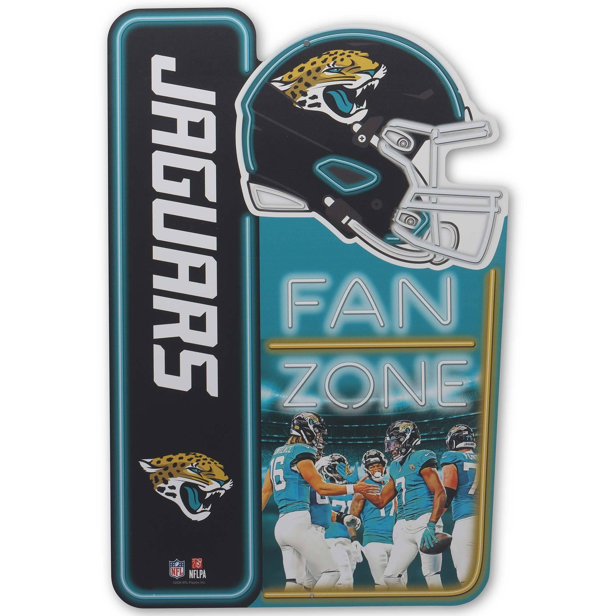 13" x 19.5" Fan Zone Metal Sign