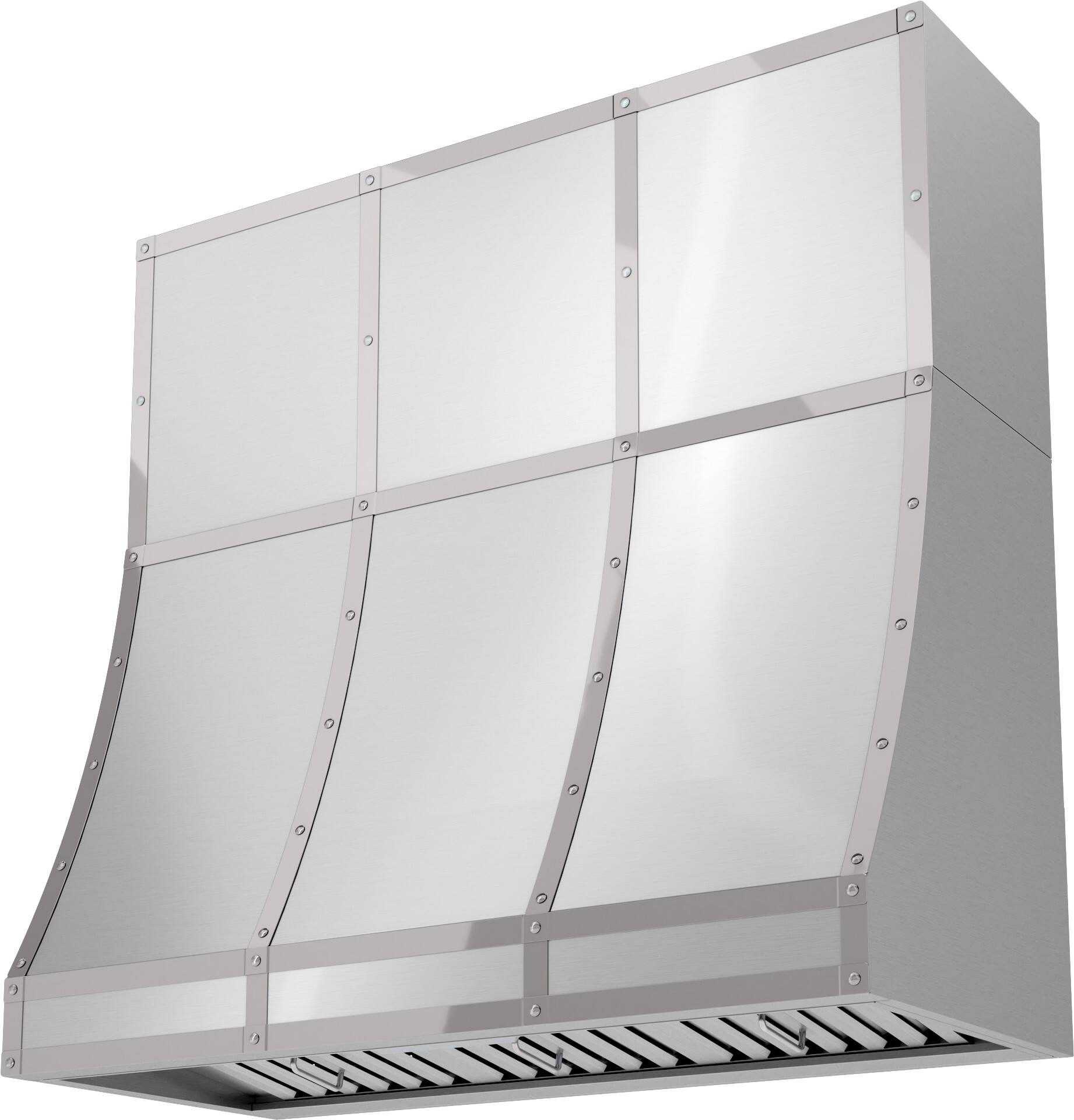 Angle. Zephyr - Duct Cover for CHFT48ASX - Stainless Steel.