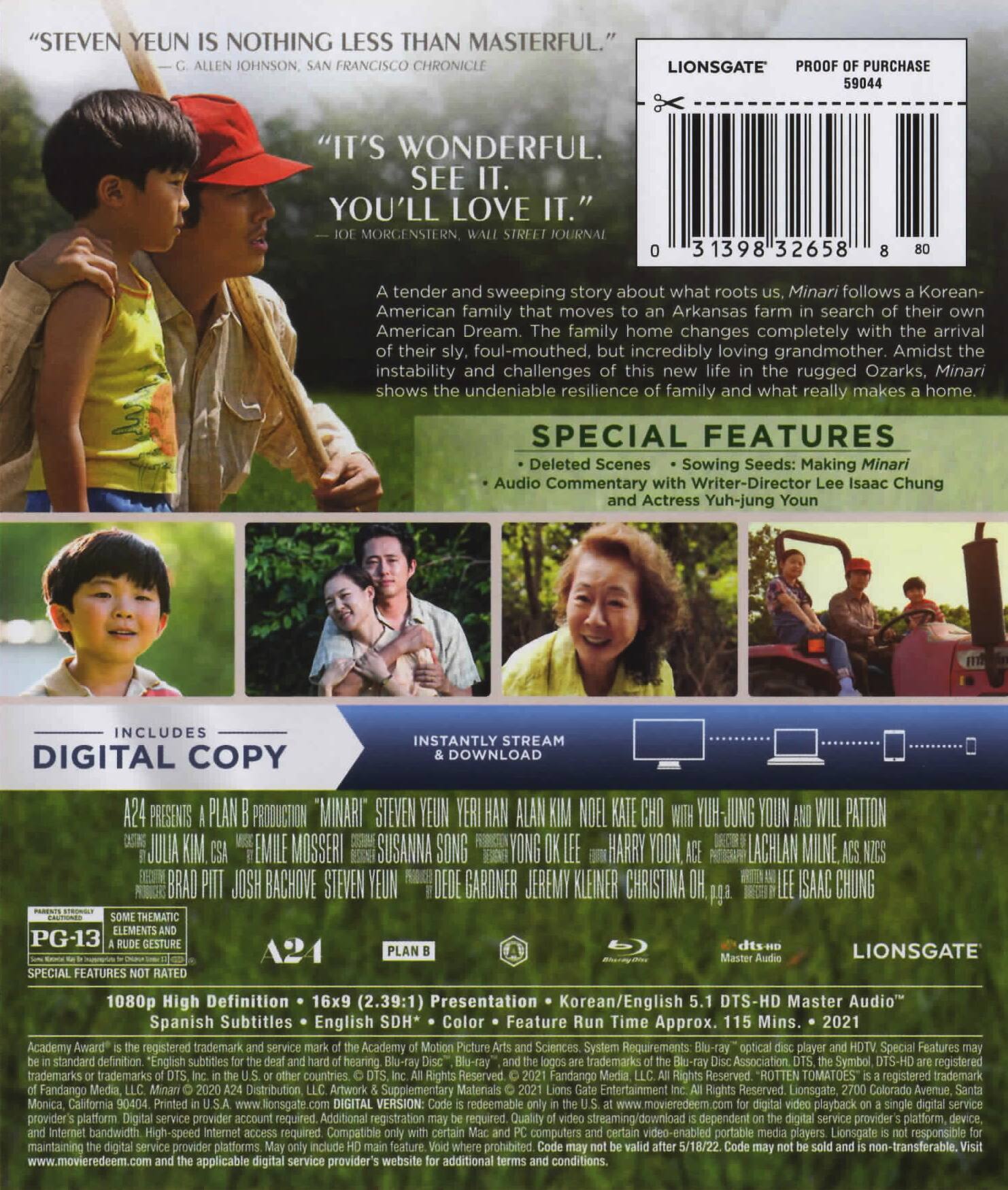 Alt View 1. Minari   - BLU-RAY.