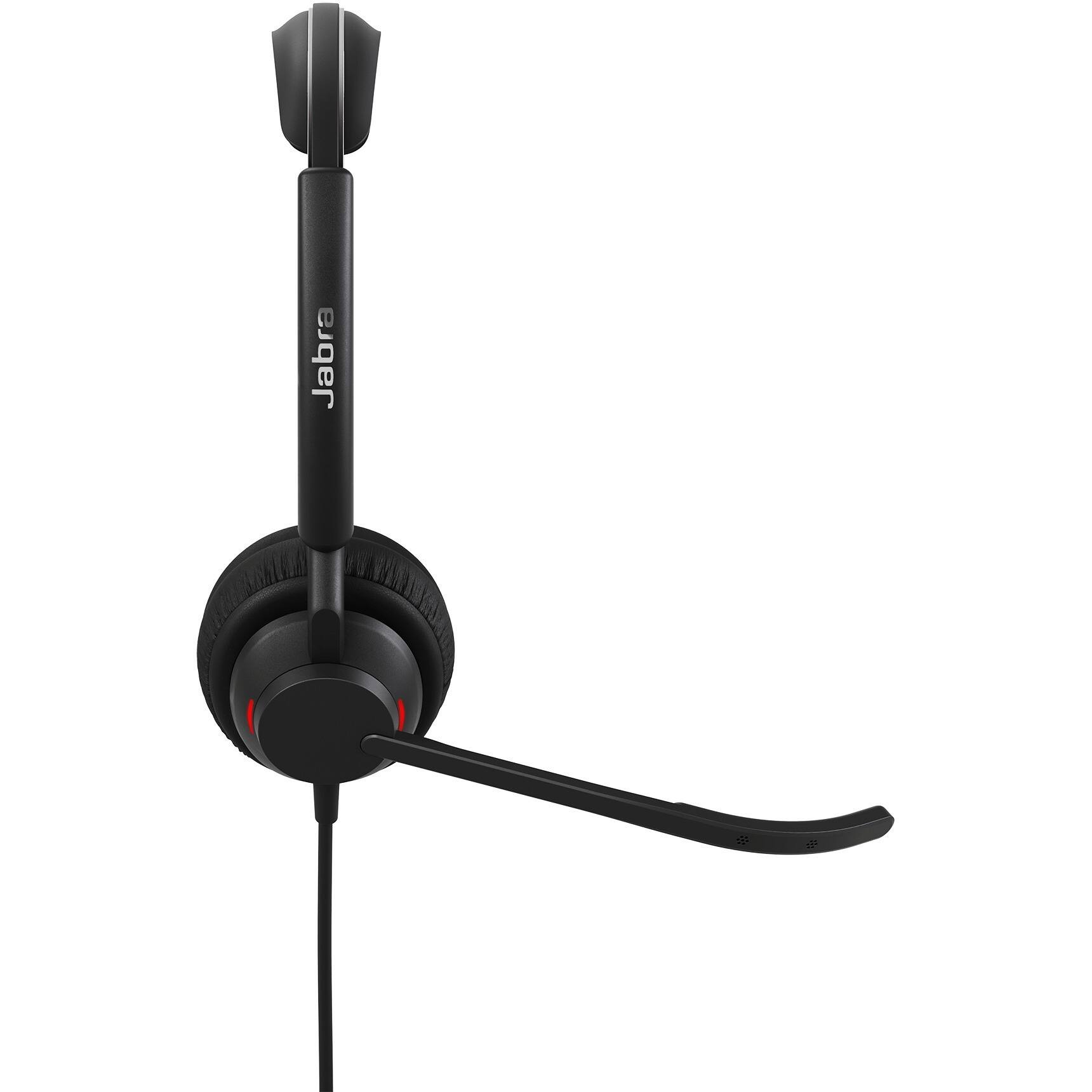 Alt View 2. Jabra - Jabra Engage 50 II Headset - Stereo - USB Type A - Wired - 50 Hz to 20 kHz - On-ear - Binaural - Ear-cup - MEMS - Red.
