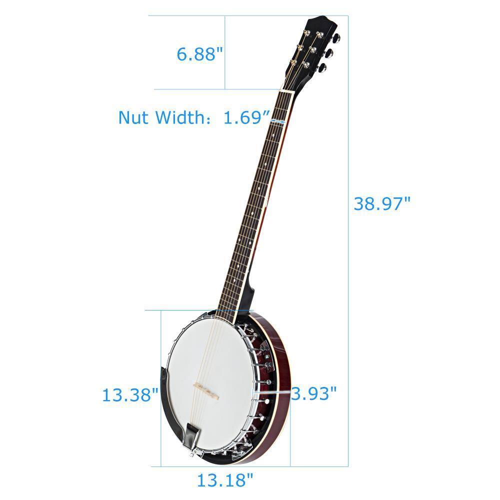 6.88"  
Nut Width: 1.69"  
38.97"  
13.38"  
3.93"  
13.18"