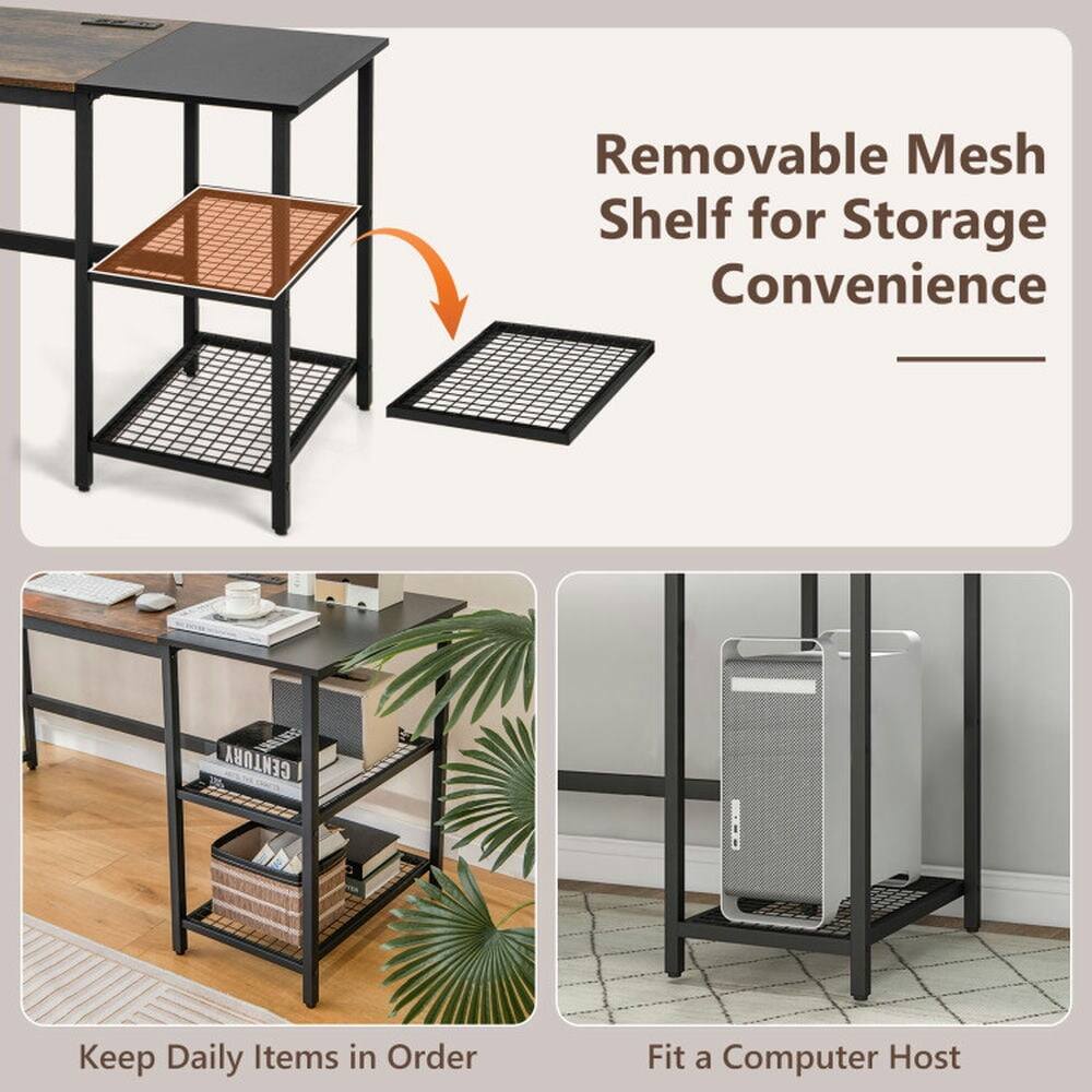 Removable Mesh Shelf for Storage Convenience

Keep Daily Items in Order

Fit a Computer Host
