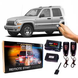 MPC - 1-Button Remote Start Kit For 2005-2007 Jeep Liberty - Firmware Preloaded - Black