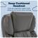 Alt View 13. Serta - Garret Bonded Leather Executive Office Chair with Premium Cushioning - Gray.