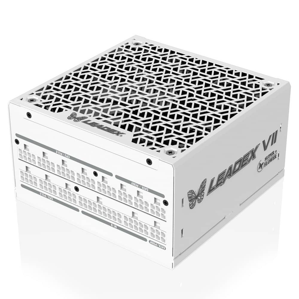 Super Flower - Leadex VII XG 1300W 80+ Gold, Full Modular, ATX 3.1 & PCIe 5.0 Power Supply - White