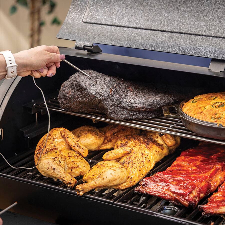 Pb850 Pit Boss 850 Pellet Grill w/ WiFi Sportsman Series Black 11106 - Best Buy