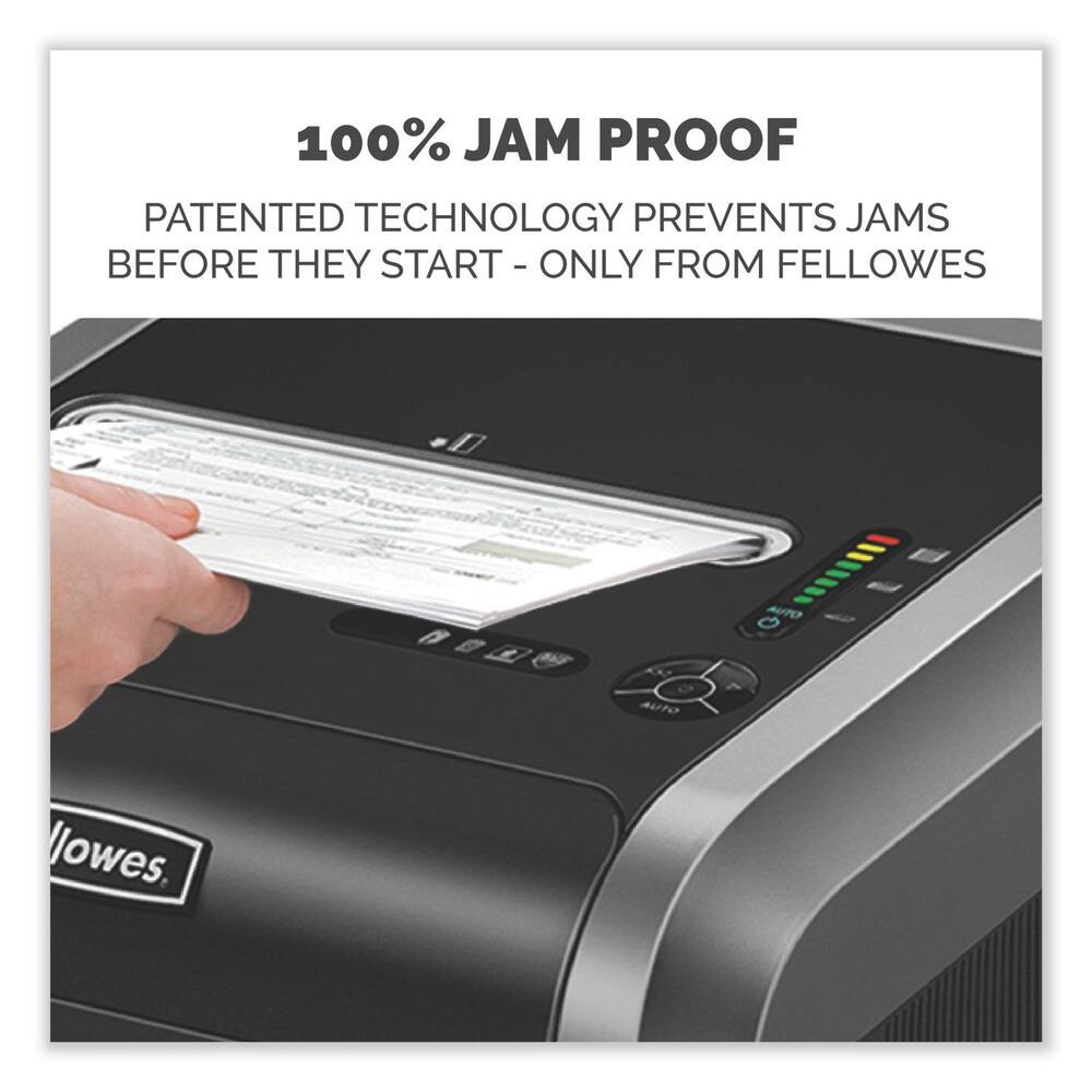 100% JAM PROOF  
PATENTED TECHNOLOGY PREVENTS JAMS BEFORE THEY START - ONLY FROM FELLOWS