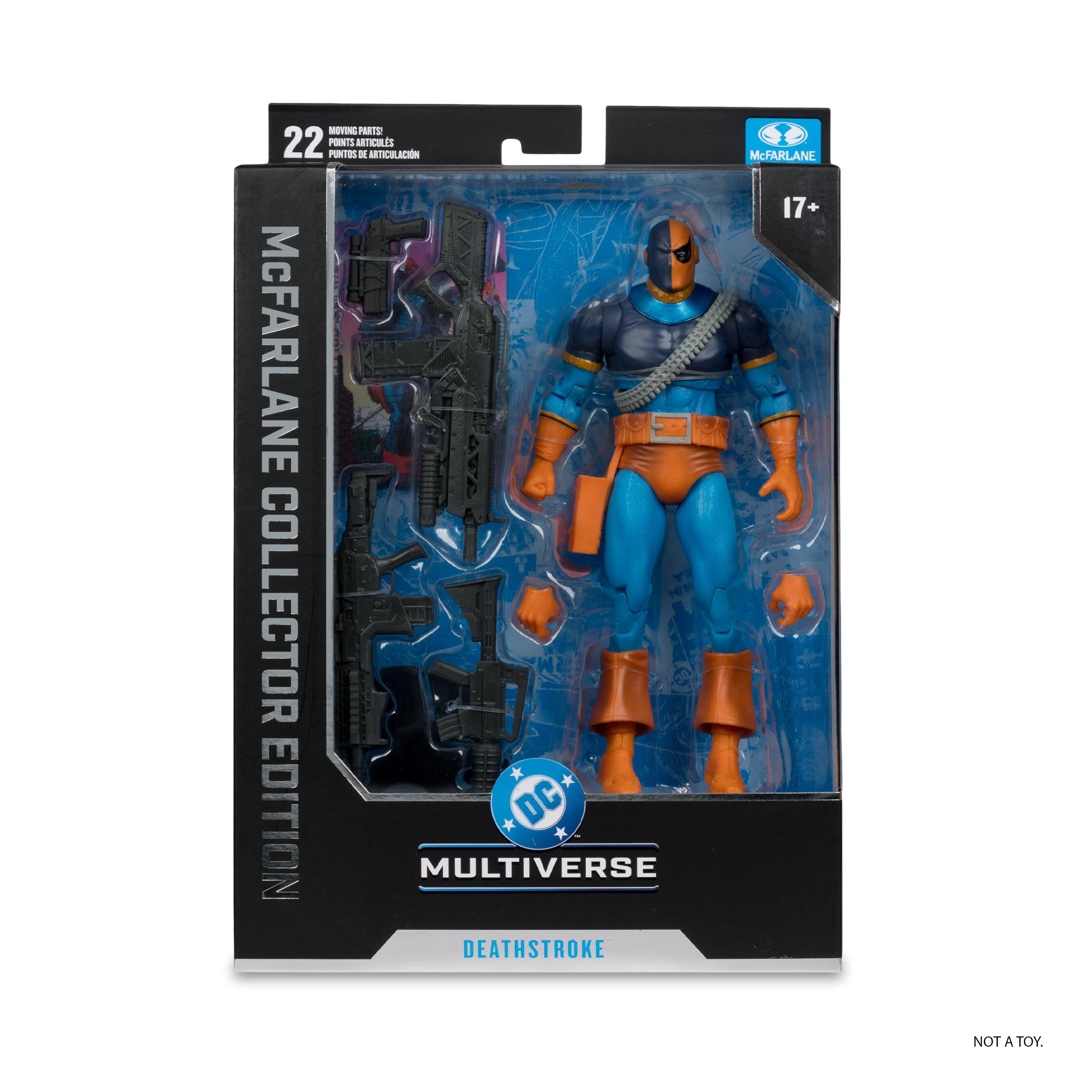 PARTS 22 POINTS DE ARTICULACION - McFARLANE COLLECTOR EDITION DC MULTIVERSE DEATHSTROKE McFARLANE 17+ NOT A TOY.