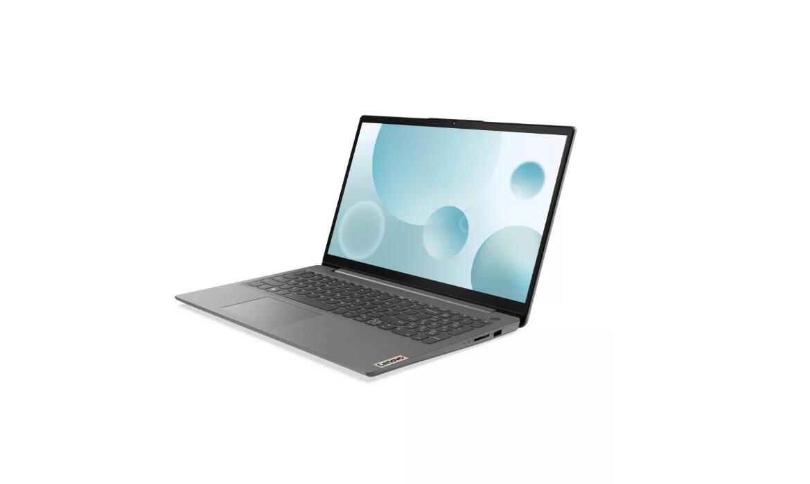 Angle. Lenovo - Lenovo Laptop 82RK00YDUS 15.6" Touchscreen Intel i7-1255U 8GB RAM 512GB SSD Windows 11 Home - Gray - Gray.