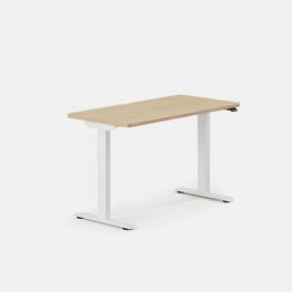 Branch Furniture - Duo Standing Desk 48" x 24" - Woodgrain / White