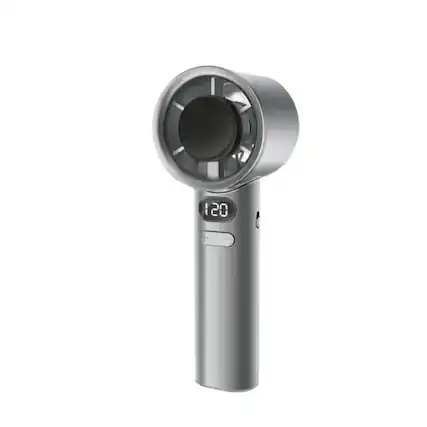 Front. Kitcheniva - Portable USB Turbine Fan High-Speed Handheld Mini Cooling Device Black - Black.