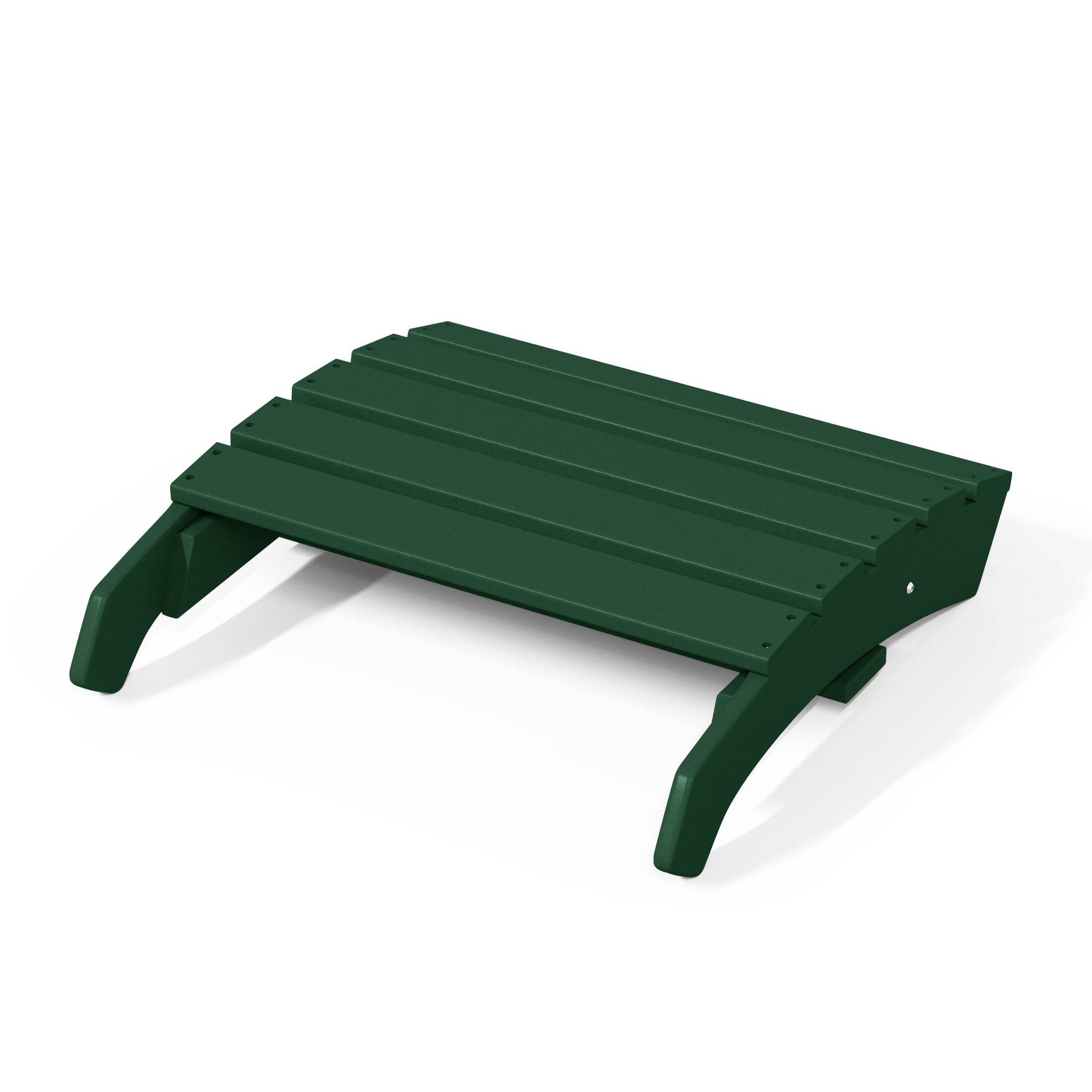 Alt View 4. WestinTrends - WestinTrends Dylan Outdoor Adirondack Chair With Ottoman 2-Piece Set - Dark Green.