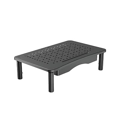 Staples TECH - Adjustable Monitor Stand with Drawer, (ST62819-CC) - Black
