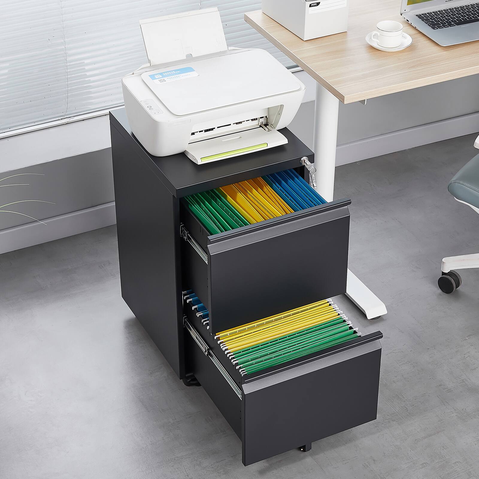 The text on the image reads:

"Brother
HL-L2350DW
Wireless Laser Printer"