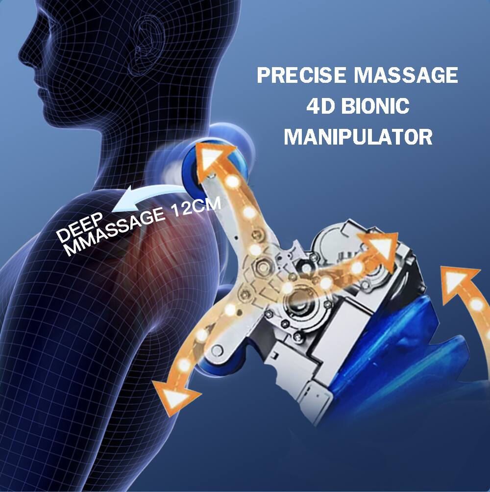 PRECISE MASSAGE  
4D BIONIC MANIPULATOR  

DEEP MASSAGE 12CM