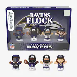 Fisher Price - Little People Collector: x NFL Baltimore Ravens 4-Pack, Special Edition - COLLECTABLES - Multicolor