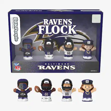 COLLECTOR, Little People, FLOCK, 22, 00, 00, M, TH, A, NFL, NFL, BALTIMORE RAVENS, SERIES 1, 1, 00, CAE, 00