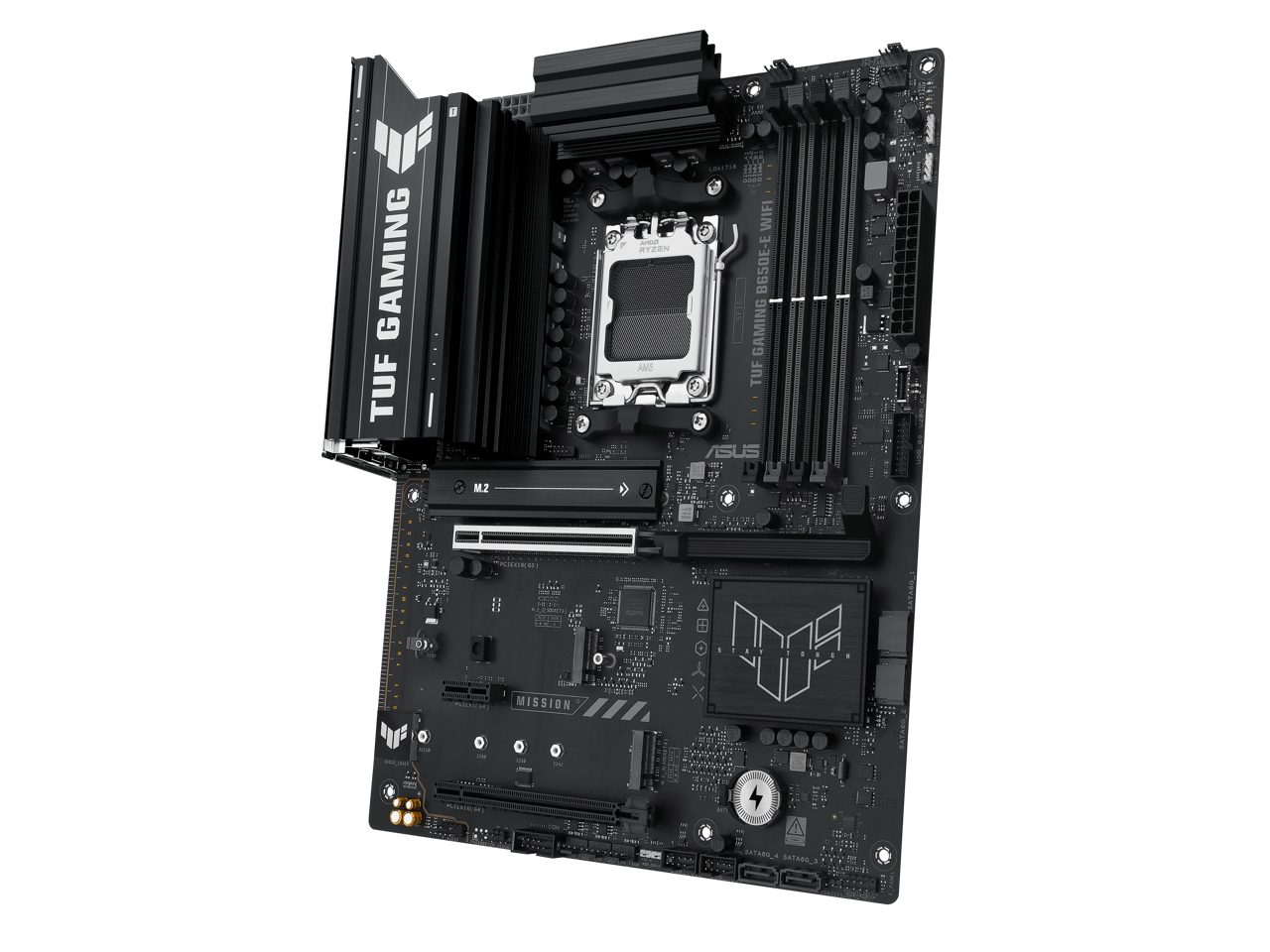 GAMING TUF C M.2  
I HOP RYZEN EMA 05 10 LOALTER WIFI B650E-E 1T GAMING TUF ASUS  
1 1 D.3 181 RSRES  
...  
.. 0 C Ea PlE MISSION 1  
AMA AOX O X  
SATABO_A SATABLS