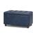 Angle. Simpli Home - Cosmopolitan Storage Ottoman - Denim Blue.