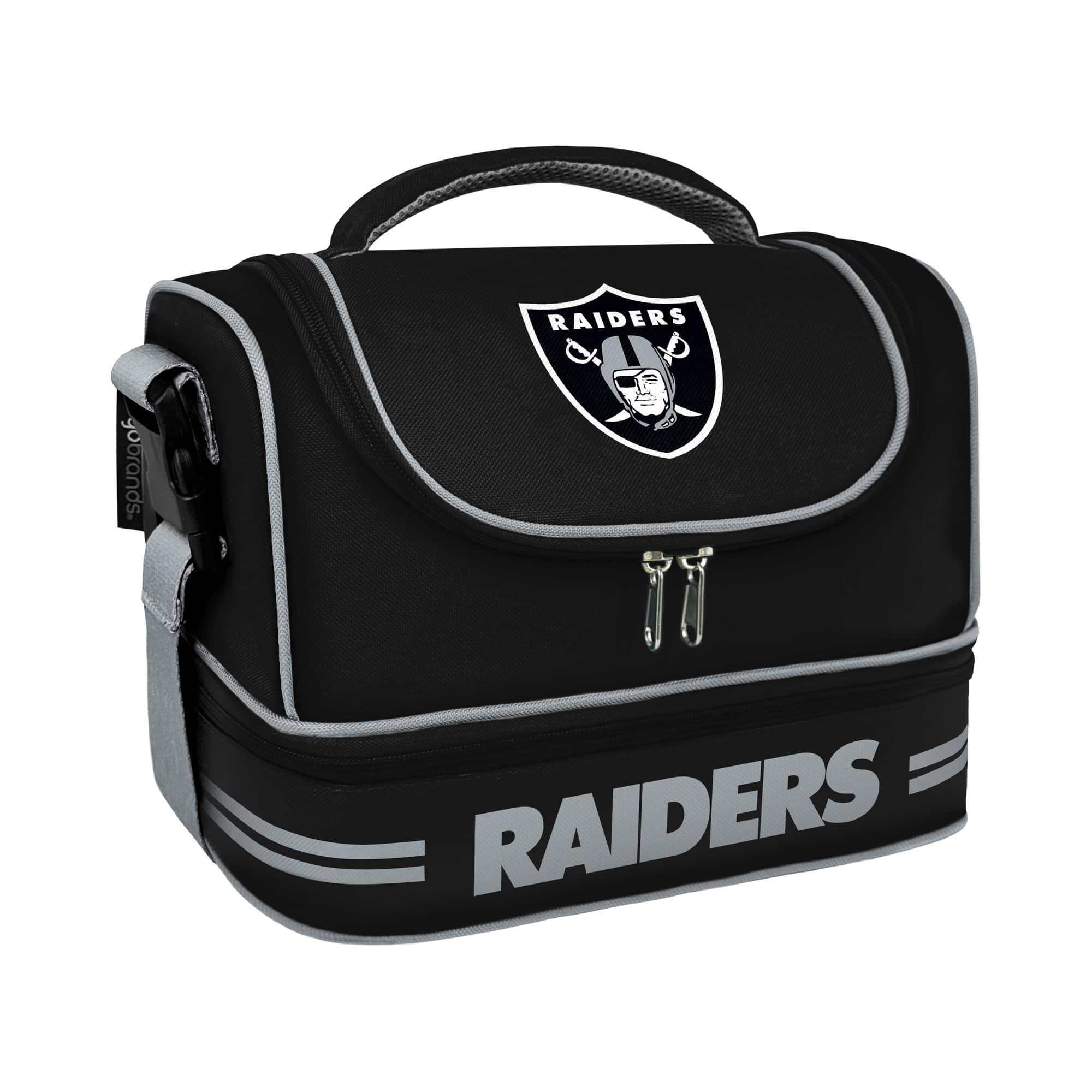 Logo Brands - Las Vegas Raiders Lunch Cooler - Black
