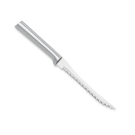 Rada - Cutlery 5-Inch Tomato Slicer Stainless Steel Serrated Blade, Aluminum Handle - Silver