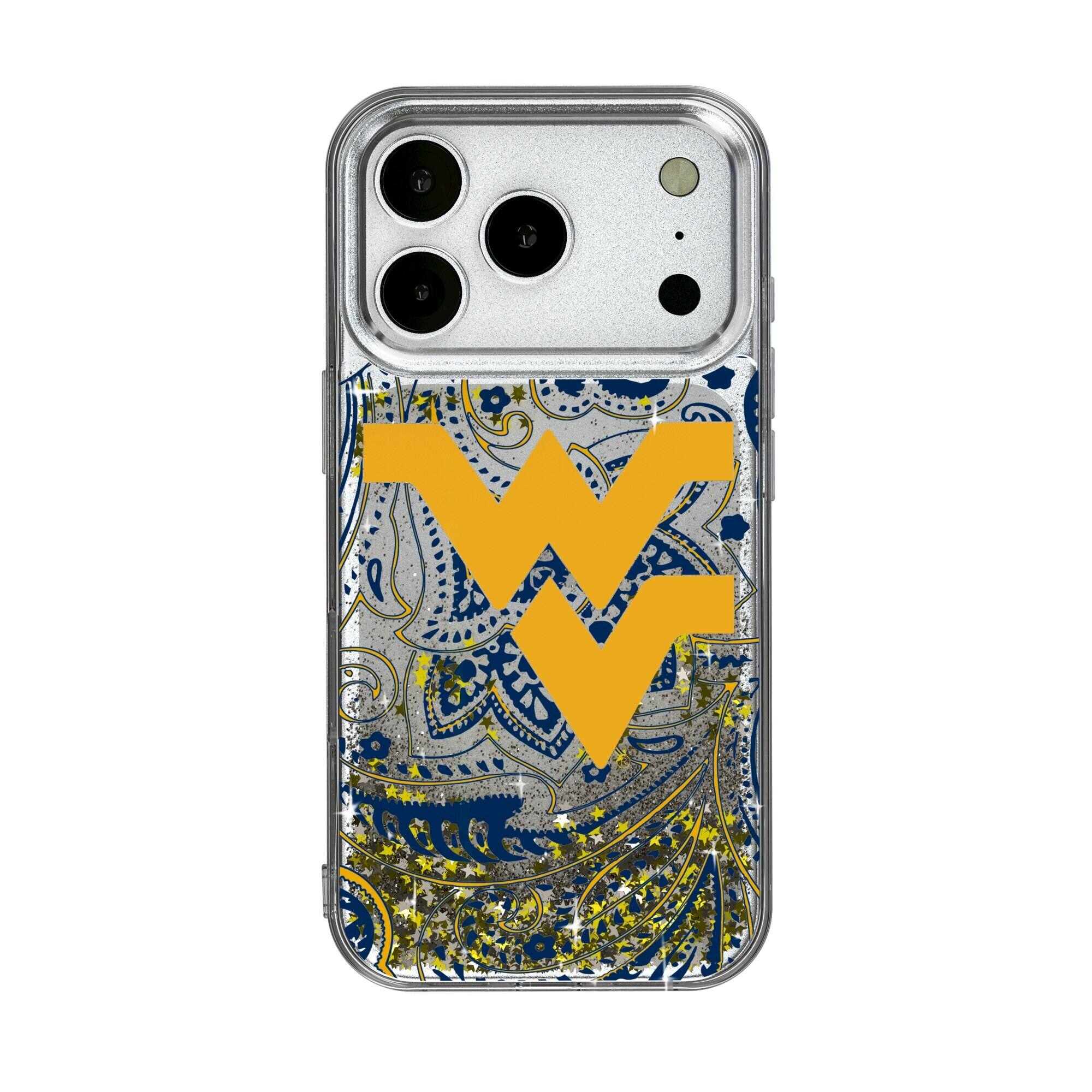 Keyscaper - NCAA - West Virginia Mountaineers iPhone Glitter Paisley Design Case - 17 Pro - Multicolor price history on PriceWatchPro